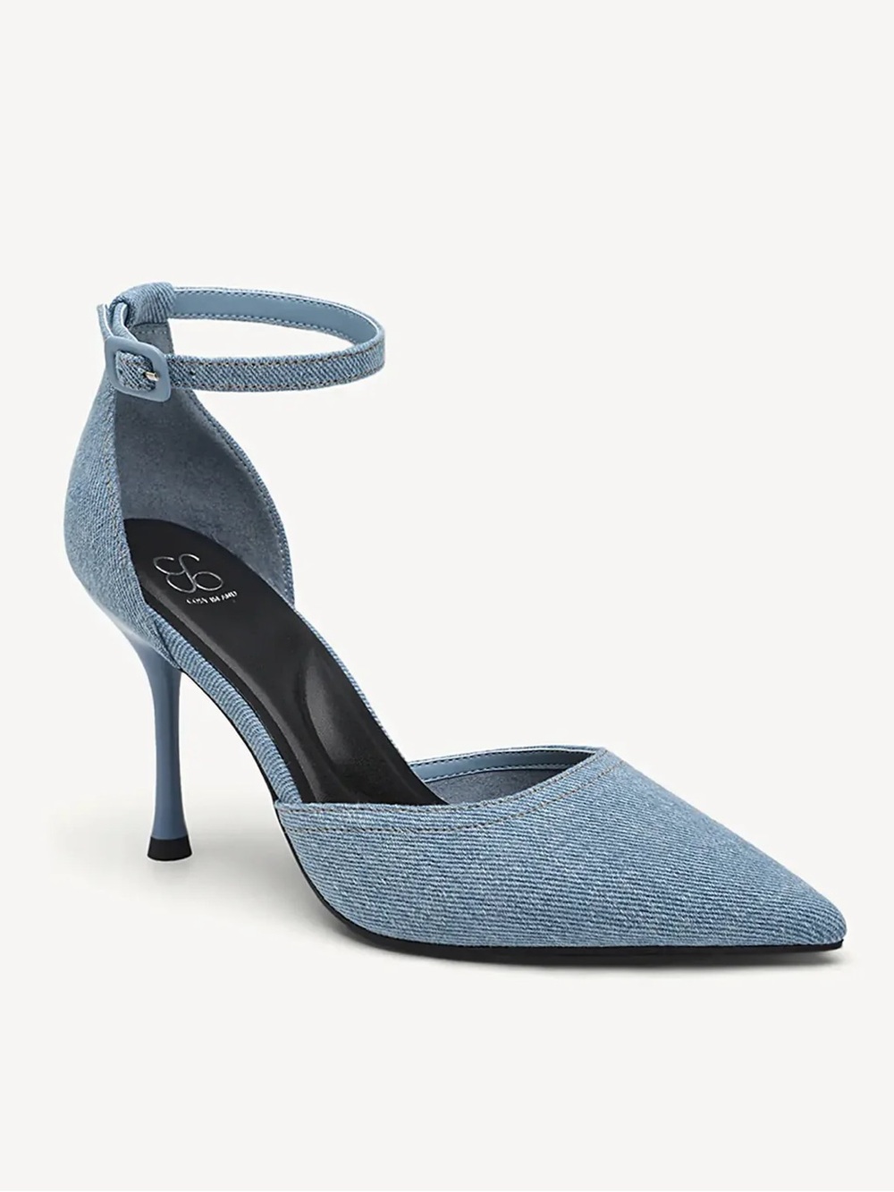 Cosy Island Strapped Pointed Toe Stiletto Pump